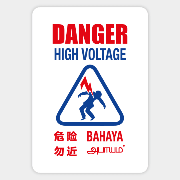 Danger High Voltage Sticker by OrtegaSG